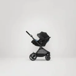 Cybex - Carrinho Eos Moon Preto (Moldura Preta)