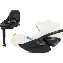 Cybex - Cloud G Lux SensorSafe Comfort Extend Extend Infant Car Seat, Seashell Beige