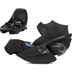 Cybex - Cloud G Lux SensorSafe Comfort Extend Extend Infant Car Seat, Moon Black