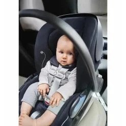 Cybex - Cloud G Lux SensorSafe Comfort Extend Extend Infant Car Seat, Moon Black