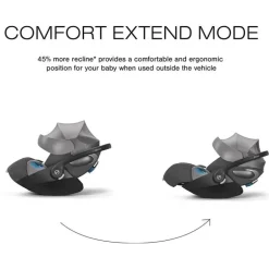Cybex - Cloud T Sensorsafe Infant Car Seat, Mirage Grey