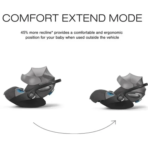 Cybex - Cloud T Sensorsafe Infant Car Seat, Mirage Grey
