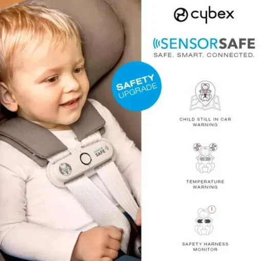 Cybex - Cloud T Sensorsafe Infant Car Seat, Mirage Grey