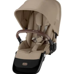 Cybex - Egazelle S Second Seat, bege amêndoa com estrutura taupe