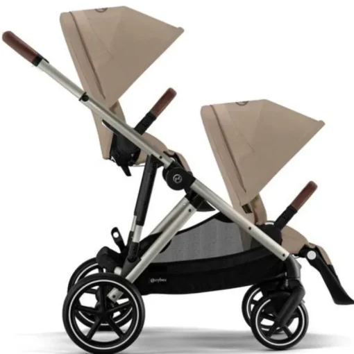 Cybex - Egazelle S Second Seat, bege amêndoa com estrutura taupe
