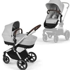 Cybex - EOS Lux 2-in-1 Stroller, Lava Grey