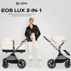 Cybex - EOS Lux 2-in-1 Stroller, Lava Grey