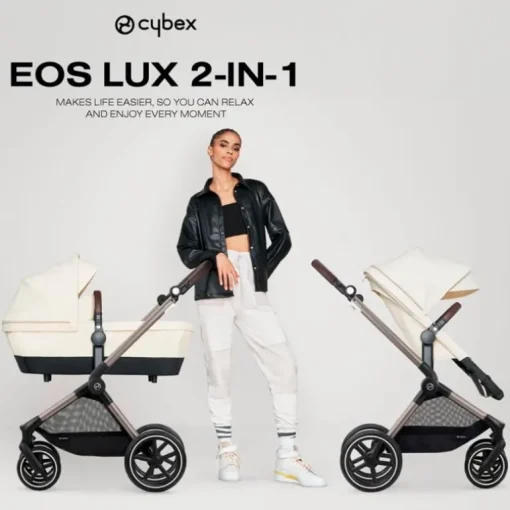 Cybex - EOS Lux 2-in-1 Stroller, Lava Grey