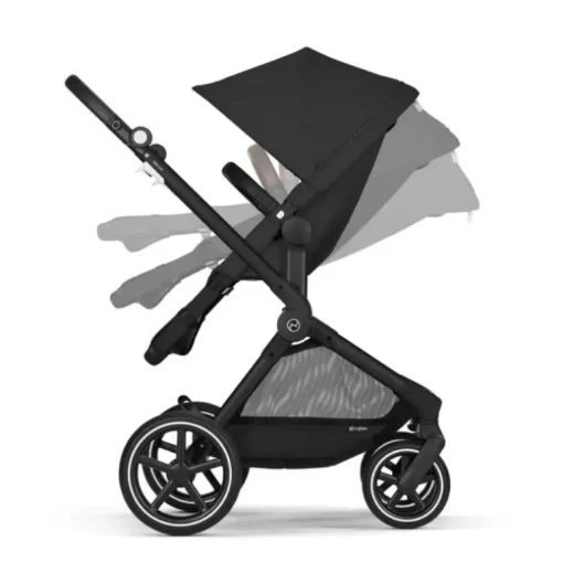 Cybex - Eos Lux 2-In-1 Stroller, Moon Black