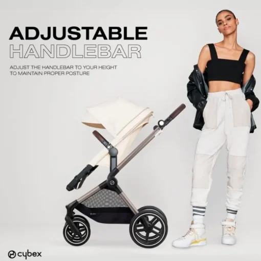 Cybex - EOS Lux 2-in-1 Stroller, Lava Grey