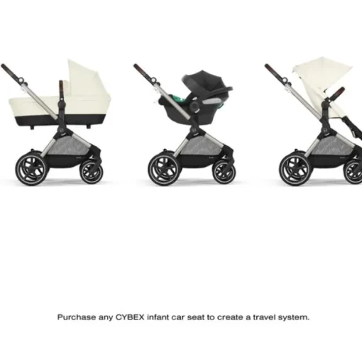 Cybex - Eos Lux 2-In-1 Stroller, Seashell Beige