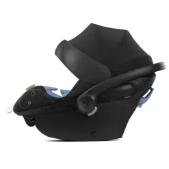 Cybex - EOS Travel System, carrinho + cadeirinha infantil Aton G Moon Black (moldura prateada)
