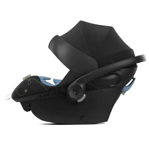 Cybex - EOS Travel System, carrinho + cadeirinha infantil Aton G Moon Black (moldura prateada)