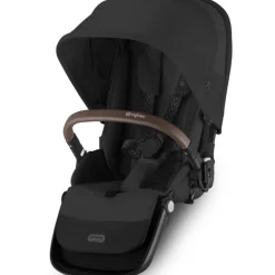 Cybex - Gazelle S 2 Segundo Assento, Preto Lua com Moldura Prateada
