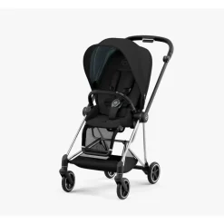 Cybex - Mios 3, Chrome/Black Frame + Sepia Black Seat Pack