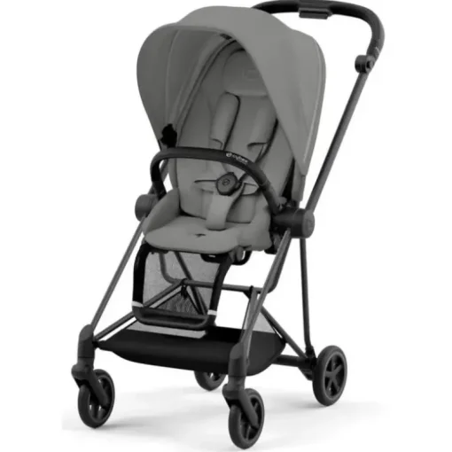 Cybex - Mios 3, Matt Black/Black Frame + Mirage Grey Seat Pack
