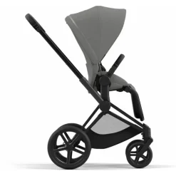 Cybex - Priam4, Matte Black/Black + Soho Grey Seat Pack