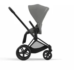 Cybex - Priam4, Matte Black/Black + Soho Grey Seat Pack