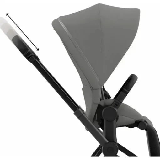 Cybex - Priam4, Matte Black/Black + Soho Grey Seat Pack
