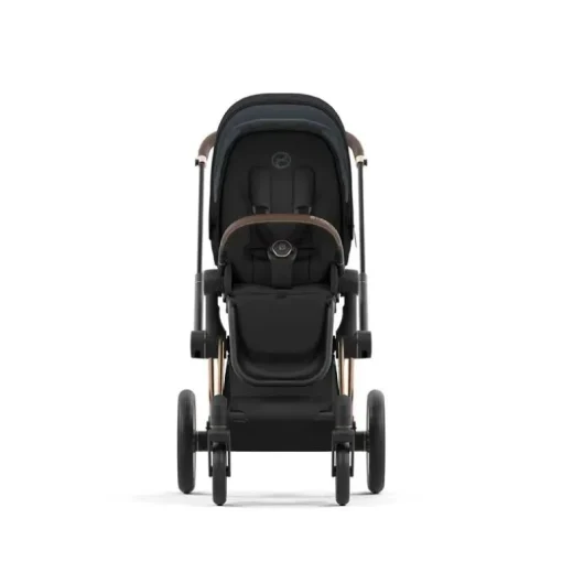 Cybex - Priam4, Rose Gold Frame + Sepia Black Seat Pack