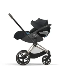 Cybex - Priam4, Rose Gold Frame + Sepia Black Seat Pack