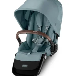Cybex - Segundo assento Gazelle S, azul celeste com moldura cinza