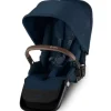 Cybex - Segundo assento Gazelle S, azul oceano com moldura prateada