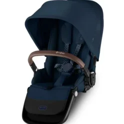 Cybex - Segundo assento Gazelle S, azul oceano com moldura prateada