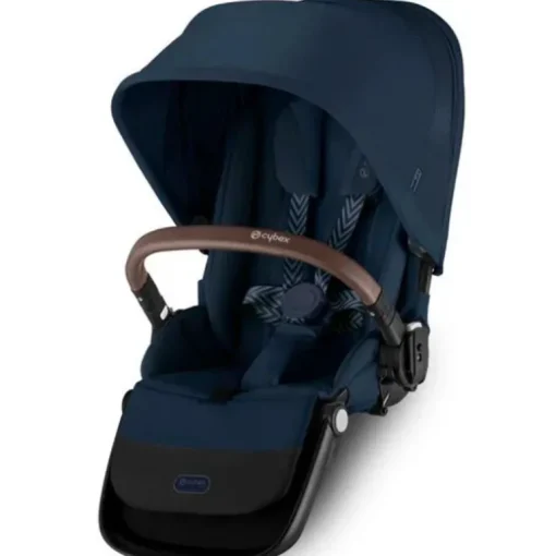 Cybex - Segundo assento Gazelle S, azul oceano com moldura prateada