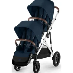 Cybex - Segundo assento Gazelle S, azul oceano com moldura prateada