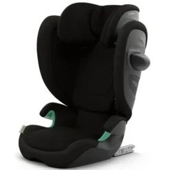 Cybex - Solution G2 Folding Travel High-Back Booster, Moon Black
