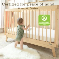 Dadada - Berço conversível 3 em 1 Baby Soho em cama infantil, natural