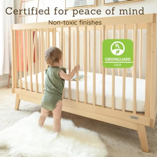 Dadada - Berço conversível 3 em 1 Baby Soho em cama infantil, natural