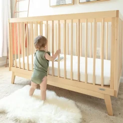 Dadada - Berço conversível 3 em 1 Baby Soho em cama infantil, natural