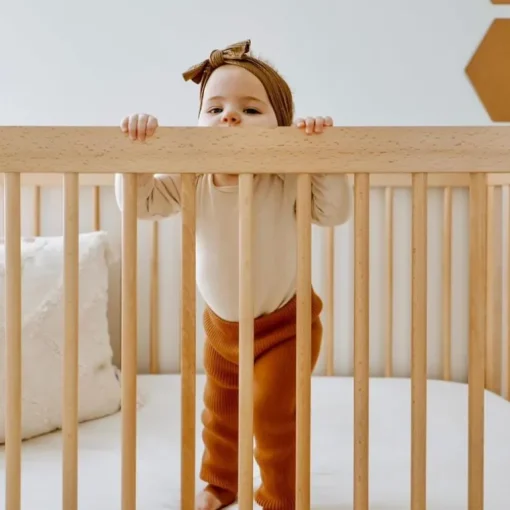 Dadada - Berço conversível 3 em 1 Baby Soho em cama infantil, natural