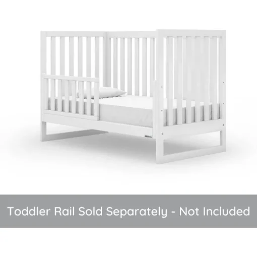 Dadada - Berço conversível Austin 3 em 1 para bebê, branco