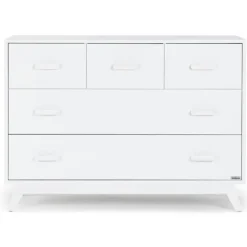 Dadada - Soho 5-Drawer Dresser for Nursery and Bedroom, White