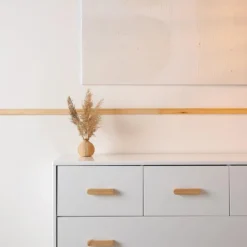 Dadada - Soho 5-Drawer Dresser For Nursery and Bedroom, White/Natural