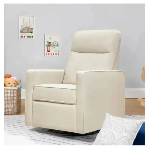 Davinci - Gabby Pillowback Glider Giratório, Carvalho Natural