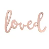 Decoração em Mdf Lambs &amp; Ivy Loved