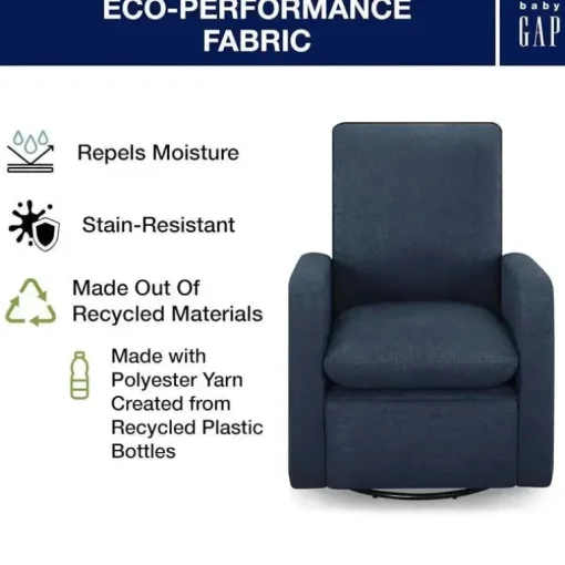 Delta - BabyGap Cloud Recliner com LiveSmart Evolve, Sailor