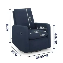 Delta - BabyGap Cloud Recliner com LiveSmart Evolve, Sailor