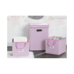 Delta - Pacote Compacto de Cesto e Cubo, Quase Rosa