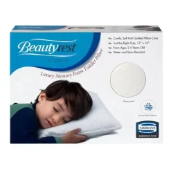 Delta Children - Almofada luxuosa de espuma viscoelástica para crianças Beautyrest KIDS