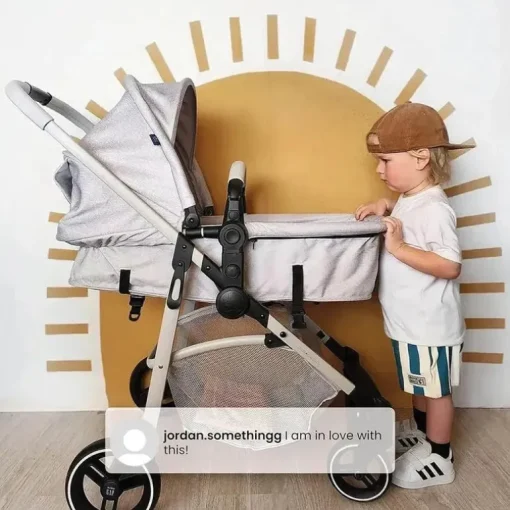 Delta Children - Baby Gap 2-In-1 Carriage Stroller, Camo Black