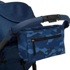 Delta Children - Baby Gap 2-In-1 Carriage Stroller, Camo Blue