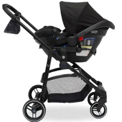 Delta Children - Baby Gap 2-In-1 Carriage Stroller, Camo Black