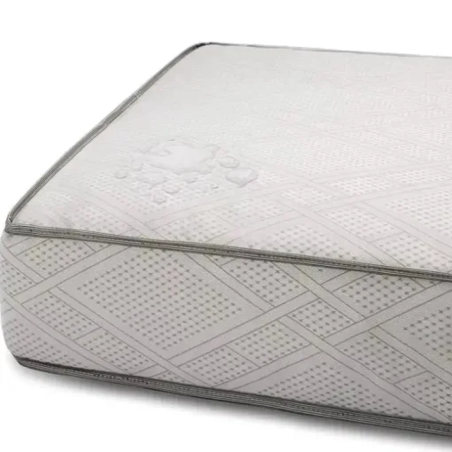 Delta Children - Beautyrest Black Diamond 2 estágios berço e colchão infantil - branco