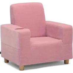 Delta Children - Cadeira infantil estofada Gap, rosa blush