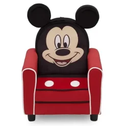 Delta Children - Cadeira infantil estofada figurativa, Mickey Mouse